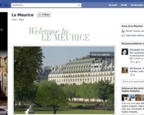 Les etablissements hoteliers, fans en puissance de Facebook